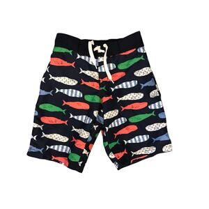 Janie and Jack Whales Board Shorts Size 7